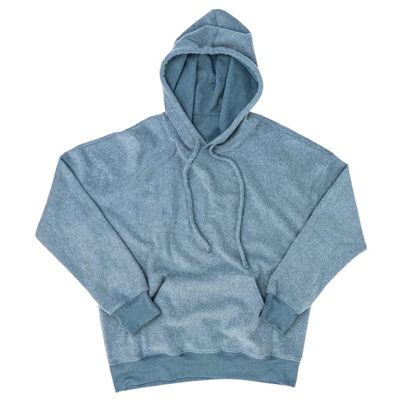 Soft Serve Cotton Cloud Hoodie in Shark Steel Blue - Picture 4 of 5